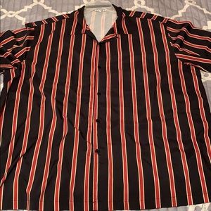 Stripe button down shirt